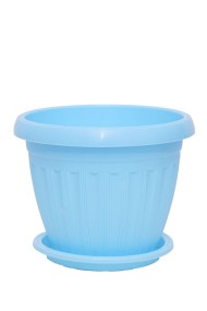 Горшок Баргузин 4,5лит Голубой с поддоном