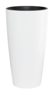 Горшок Рондо 35лит Белый (со вставкой 15лит) М-8879