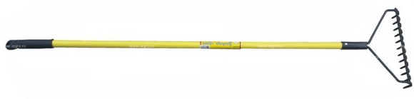 Грабли прямые с черенком 12 зубые Усадьба Люкс