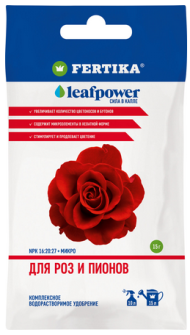 Удобрение Фертика Leaf Power Роз и Пионов 15гр (1уп/40шт)