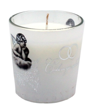 Свеча Хамелеон в Стекле Ангелочки арома Жасмин Арт-7808