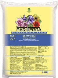Грунт PARTERRA Цветочный 25лит (1уп/1шт) Нов-Агро