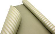 Бумага крафт Винтаж полоски серебро/салатовый 70см*8,5м