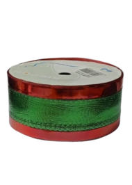 Лента Двухцветная 5см/35ярд в Три полосы