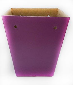 Коробка для Горшечн и Срезочн цветов Фиолетовая L18см W18см H20см