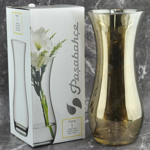 Ваза стеклянная Медная 25,5см Арт-737RNH