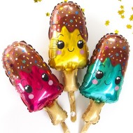 Шар фольгированный 13/33см Счастливое эскимо Тиффани