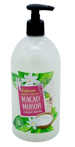 Крем-мыло Душистый колокольчик Масло МОНОЙ 1лит (1уп/12шт) с дозатором