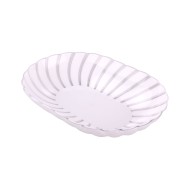 Салатник пластик Грация 1,8лит Белый овальный Арт-М-6295 (БАШ)