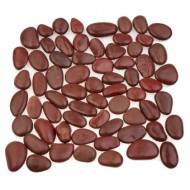 Каменная мозаика MS-00-2М ГАЛЬКА красная