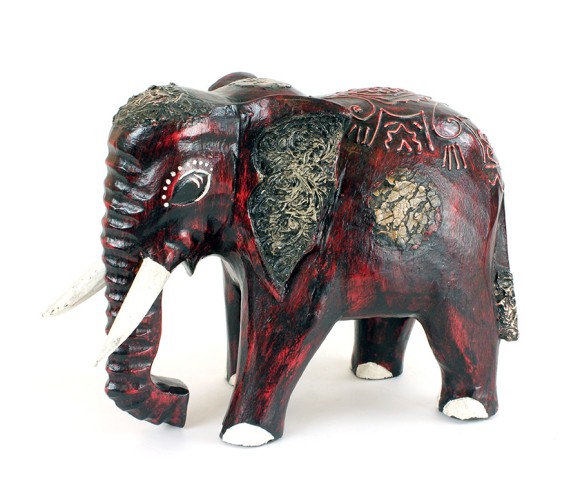 Статуэтка Слон дерево Н-24см 8АМ-100 (СКИДКА - 20%)