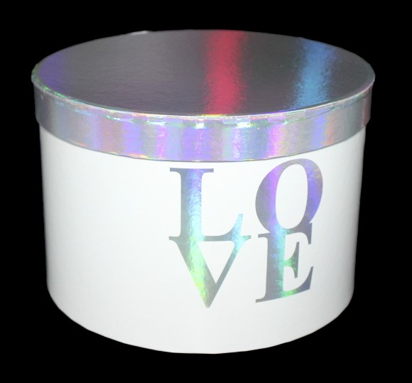Коробка LOVE Круглая №3 L25см W25см H18см