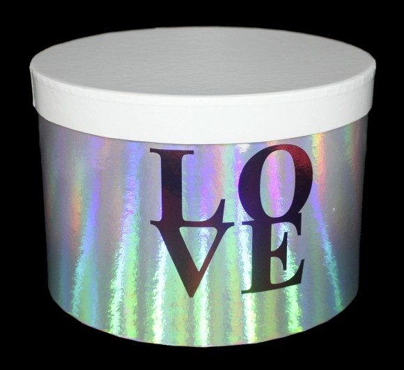 Коробка LOVE Круглая №3 L25см W25см H18см