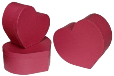 Коробка Сердце №2 Цветная L17см W18см H7см Арт-87261-68