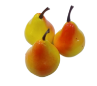 Груша 3см Жёлтая ЦЕНА ЗА ШТУКУ 3шт