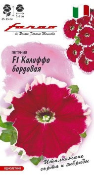 Цветы Петуния Калиффо Вишнёвая F1 ЦВ/П (ГАВРИШ) 7шт однолетник 25-35см