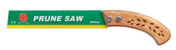 Ножовка садовая прямая 240мм с деревяной ручкой Арт-3809580