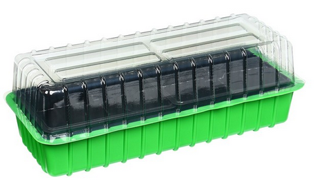 Набор парник на подоконник 3 места*5шт (с КРЫШКОЙ) 440х220х65мм Набор парник на подоконник 3 места*5шт (с КРЫШКОЙ) 440х220х65мм