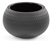 Горшок Жемчужина 7лит Графитовый М-8917 (с дренажной системой)