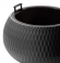 Горшок Жемчужина 7лит Графитовый М-8917 (с дренажной системой) Горшок Жемчужина 7лит Графитовый М-8917 (с дренажной системой)
