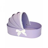 Коробка Коляска Лаванда L33см W18см H8см