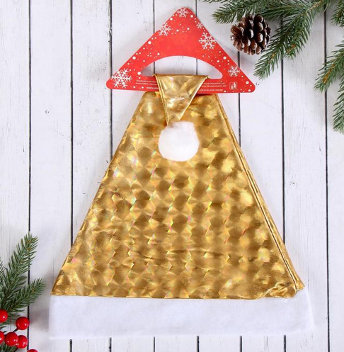 Колпак Новогодний Голография (текстиль) 38*29см Арт-4311407