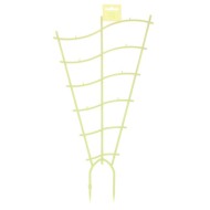 Решётка для вьюнов Волна 39см Прозрачный Жёлтая (Зал Упаковка)