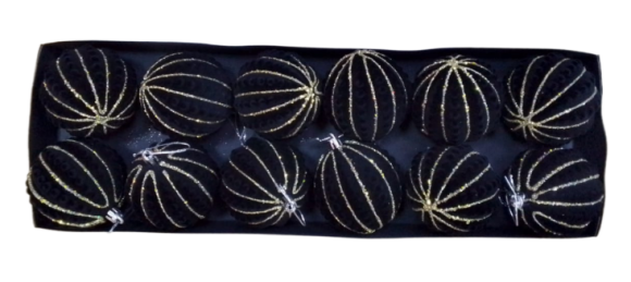 Ёлочное украшение (8см/12шт) Арт-№2258