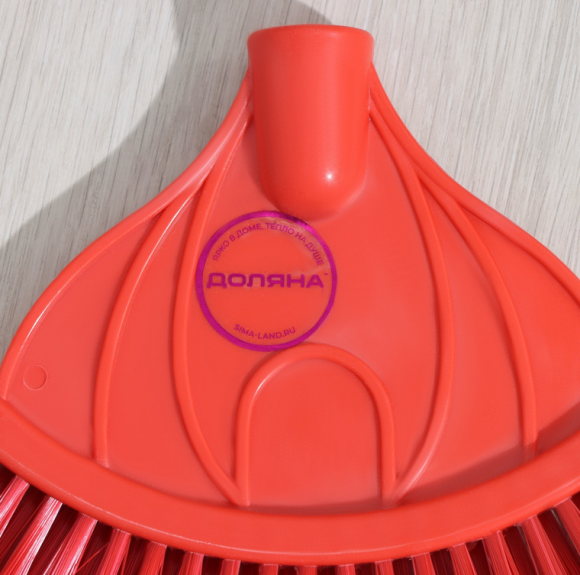 Метла пластиковая плоская Доляна с Черенком 320*245мм Арт-1127716 Метла пластиковая плоская Доляна с Черенком 320*245мм Арт-1127716