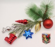 Ёлочное украшение Микс Большой (6см/28шт) Арт-LA68