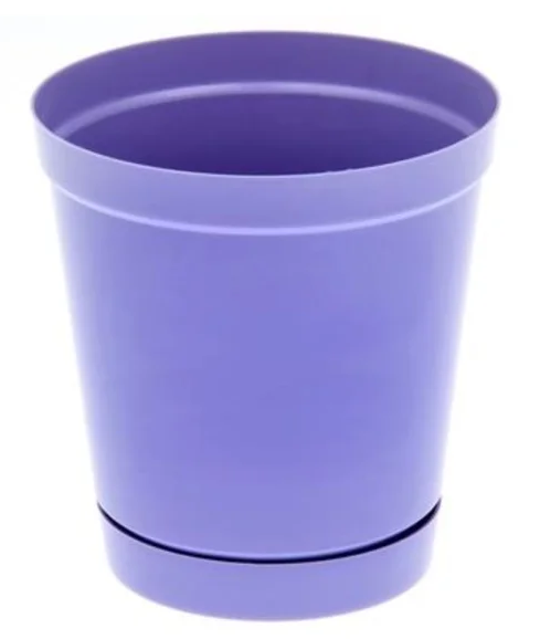 Горшок Глэдис 1,2лит Сиреневый с поддоном