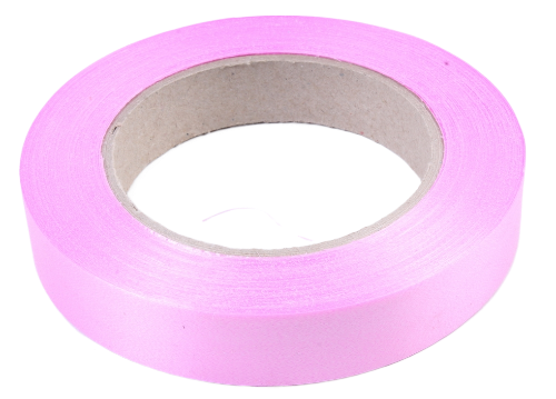 Лента Простая 2см*50ярд Ярко-Розовая