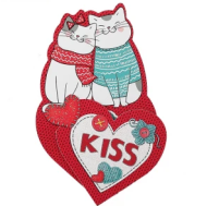 Валентинка KISS Арт-2-54-14135 20шт