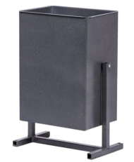 Урна металлическая поворотная 32лит Квадратная Без крыши (СИ-01219)