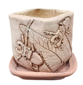 Кашпо Жук Олень №-3 ЗОЛОТОЕ (D-20см)