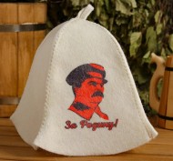 Шапка для Бани и Сауны За Родину Сталин 5312270