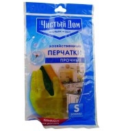 Перчатки Резиновые Чистый дом S (1кор/240шт)