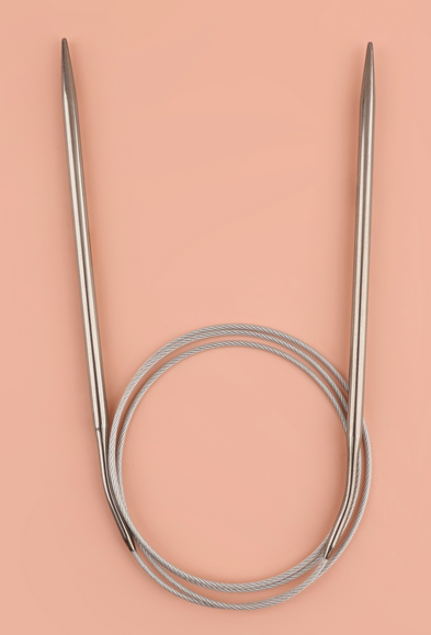 Спицы для Вязания со Шнуром 14/100см (4,5мм) Арт-6895559