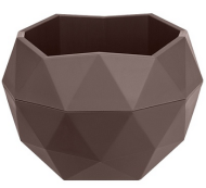 Горшок Топаз 2,5лит Мокачино Арт-9801 (с дренажной системой)