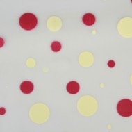 Пленка матовая Конфетти Марсала-Кремовая 60см/200гр