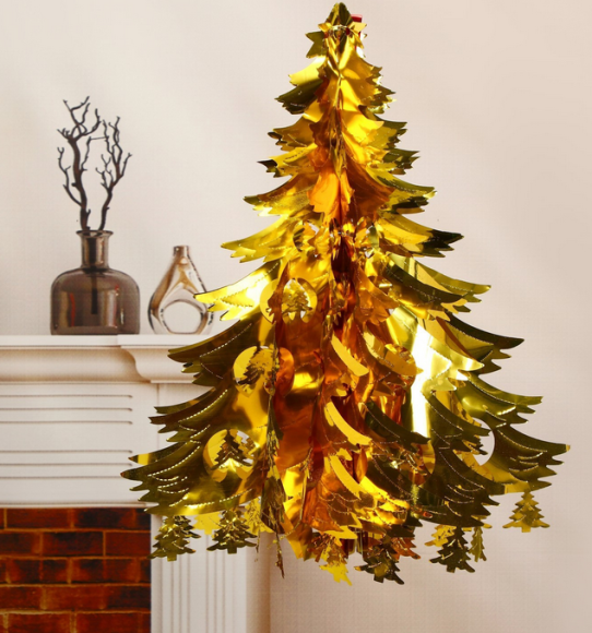 Декор потолочный 3-D Ёлка 59см Арт-701577 Декор потолочный 3-D Ёлка 59см Арт-701577