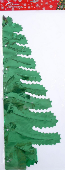 Декор потолочный 3-D Ёлка 59см Арт-701577 Декор потолочный 3-D Ёлка 59см Арт-701577