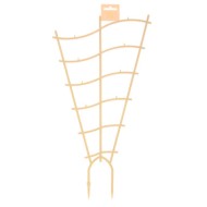 Решётка для вьюнов Волна 39см Прозрачный Оранжевая (Зал Упаковка)