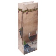 Сумочка пакет картон 123*362*100мм Бокал изабелла Арт-001-0016