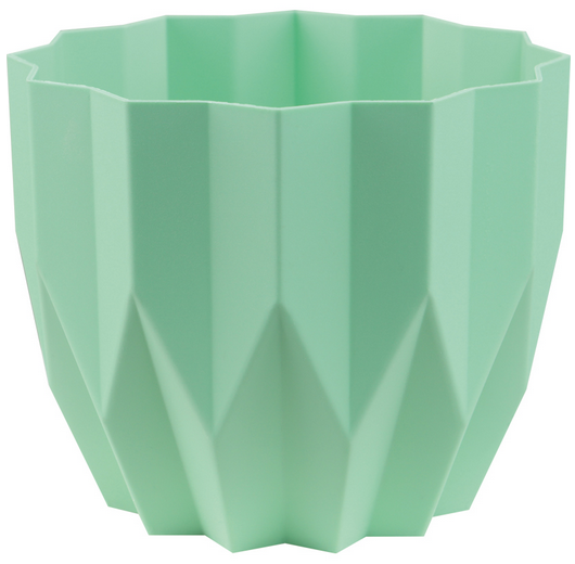 Набор горшков Геометрия 3шт*0,8лит Фисташка+Мята+Белый Арт-4719