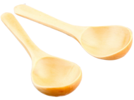 Ложка Салатная деревяная покрытая лаком 21см