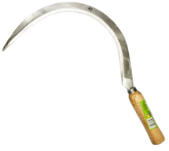Серп 18" (45см) с деревянной ручкой Серп 18" (45см) с деревянной ручкой