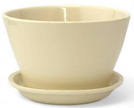 Кашпо Беллита Глянец Бежевое D-12см Арт-ГЛ-906 Кашпо Беллита Глянец Бежевое D-12см Арт-ГЛ-906