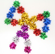 Бант Роза Голография 2см (1уп/20шт) на скотче Цена за упаковку