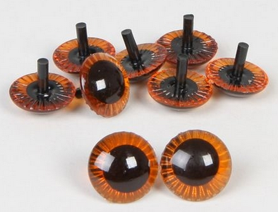 Глазки 18мм Коричневые 10шт Арт-248041606